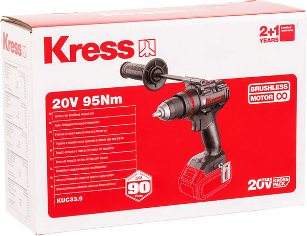 Изображение товара Аккумуляторная дрель-шуруповерт Kress KUC33.9