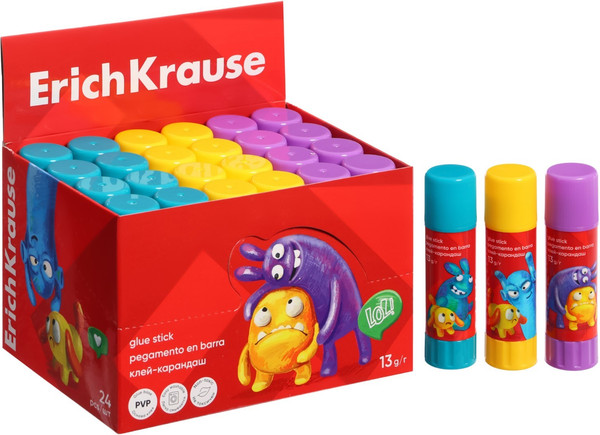 Изображение товара Клей-карандаш Erich Krause EasyStick Jolly Friends / 60910