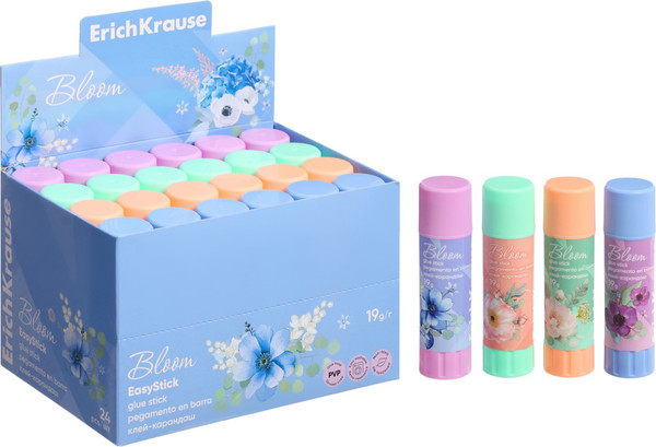 Изображение товара Клей-карандаш Erich Krause EasyStick Pastel Bloom / 60914