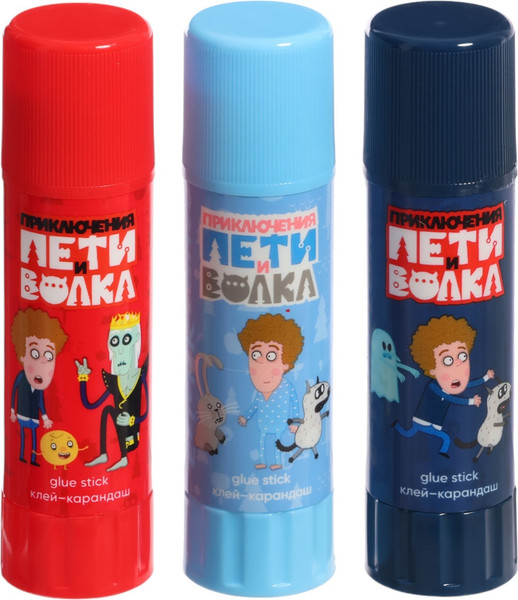 Изображение товара Клей-карандаш Erich Krause EasyStick Приключения Пети и Волка / 60501