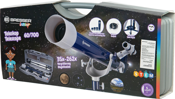 Изображение товара Телескоп Bresser Junior 60/700 AZ1 в кейсе 88-43100 / 31312n