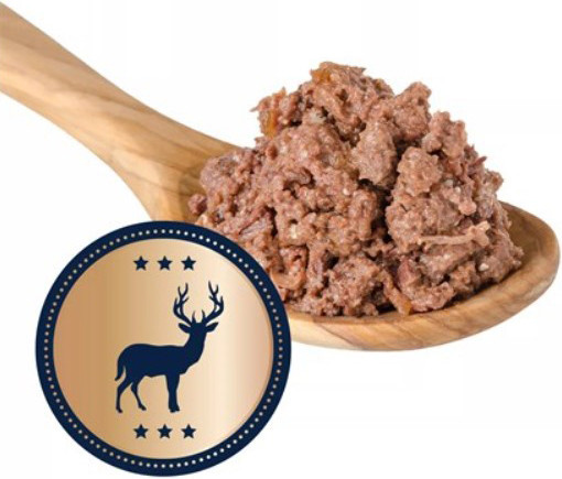 Изображение товара Влажный корм для собак Happy Dog Sensible Pure Sweden Оленина / 61080 (400г)