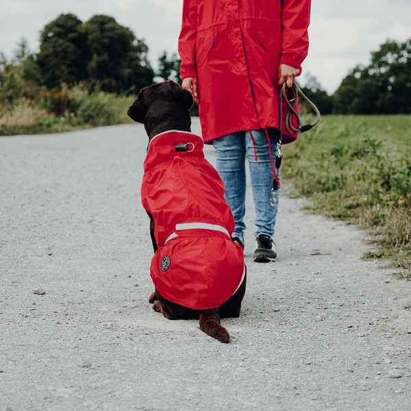 Изображение товара Дождевик для животных HUNTER Coat Uppsala Rain 55 / 66252 (красный)