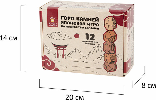 Изображение товара Настольная игра Золотая сказка Гора камней / 665258