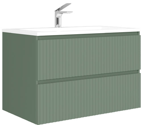 Изображение товара Тумба под умывальник Raval Coste 80 / Cst.01.80/P/GRN/RL (подвесная)
