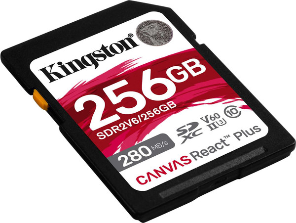 Изображение товара Карта памяти Kingston Canvas React Plus SDXC UHS-II 256GB (SDR2V6/256GB)