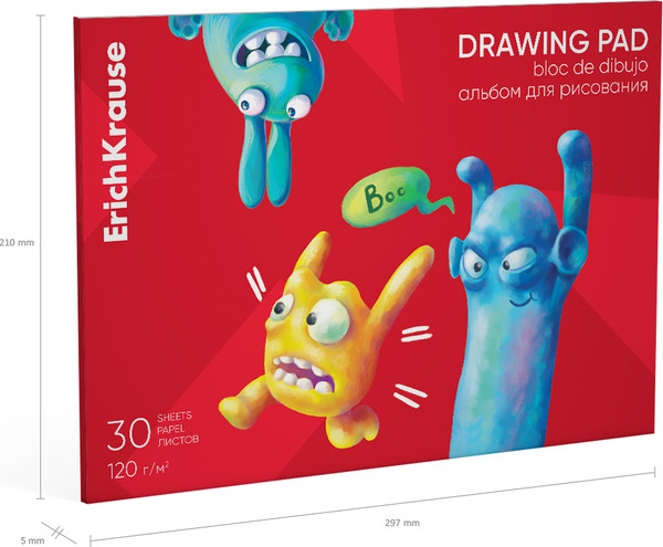 Изображение товара Альбом для рисования Erich Krause Jolly Friends / 61472