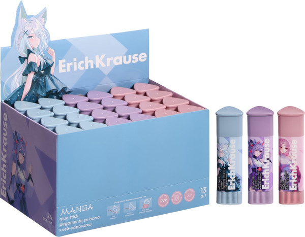 Изображение товара Клей-карандаш Erich Krause Prism Manga / 60497