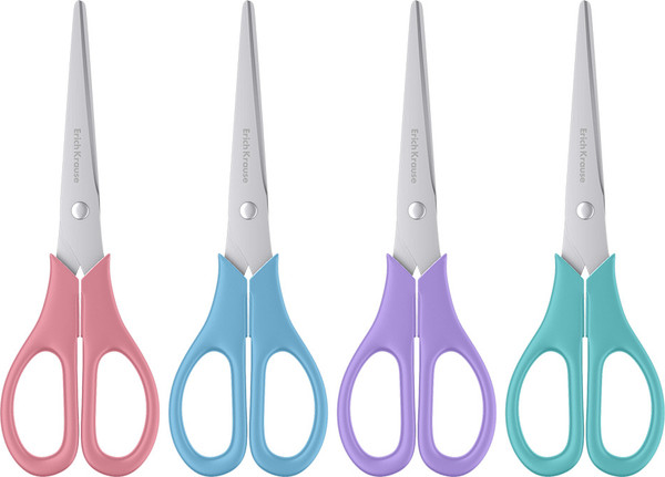 Изображение товара Ножницы канцелярские Erich Krause EasyCut Pastel / 60875