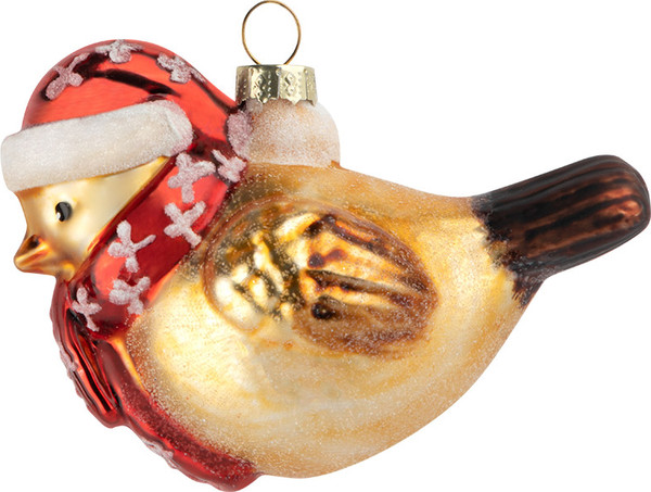 Изображение товара Елочная игрушка Волшебная страна Новогодняя птичка / 108577