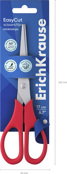 Изображение товара Ножницы канцелярские Erich Krause EasyCut / 60837