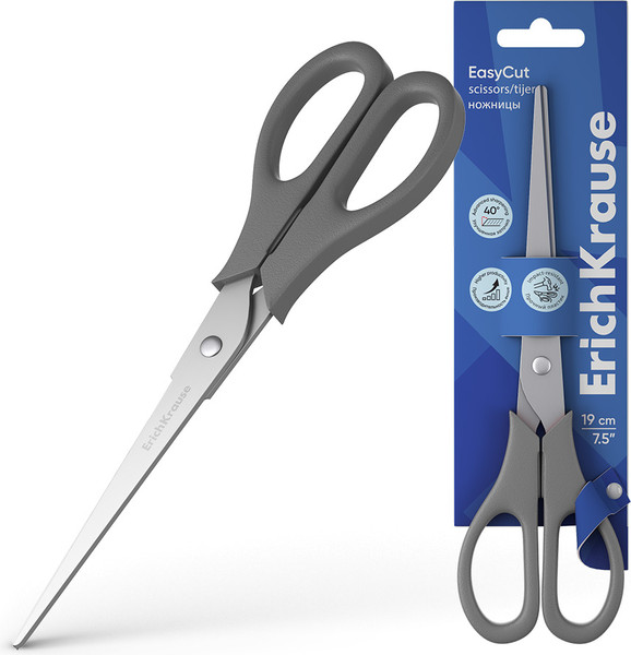 Изображение товара Ножницы канцелярские Erich Krause EasyCut / 60839