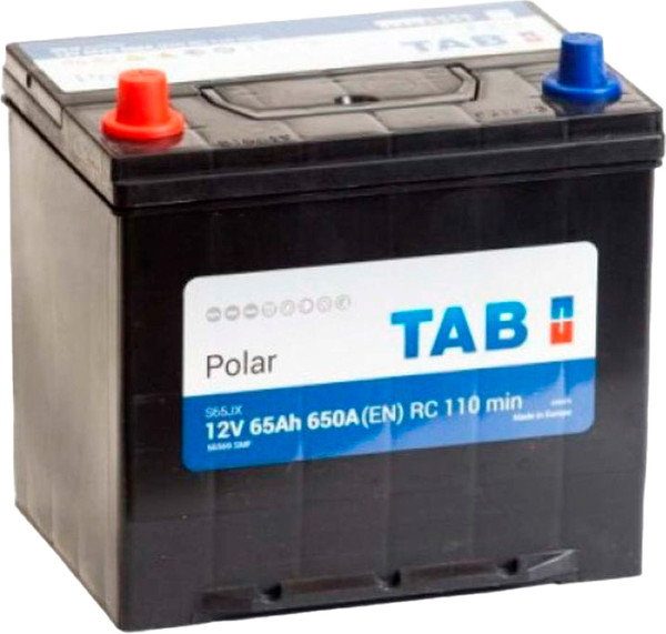 Изображение товара Автомобильный аккумулятор TAB R+ Polar S 65R D23 (65 А/ч)