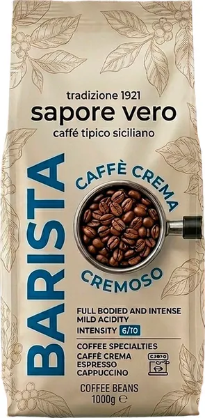 Кофе в зернах Sapore Vero Cremoso Caffe Crema (1кг)