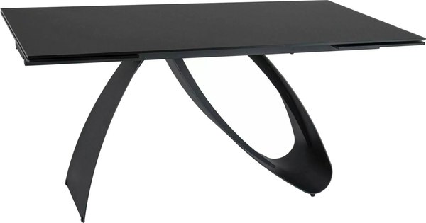 Изображение товара Обеденный стол Signal Diuna 160-240/90 (черный/черный матовый)