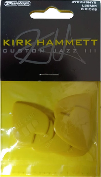 Изображение товара Набор медиаторов Dunlop Manufacturing 47PKH3NYS Kirk Hammett Jazz III