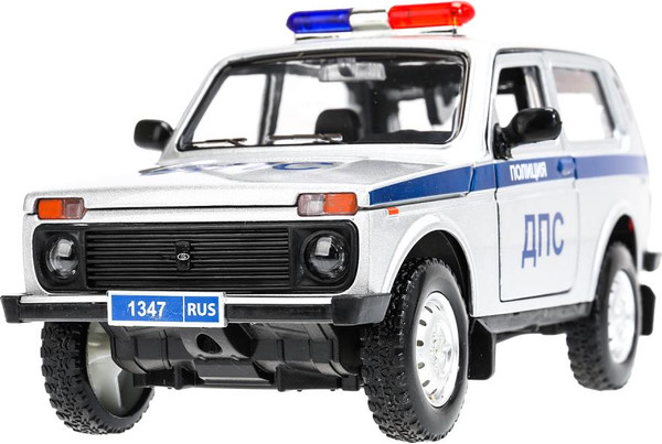 Изображение товара Масштабная модель автомобиля Технопарк Lada 4x4 Полиция / FY2408P