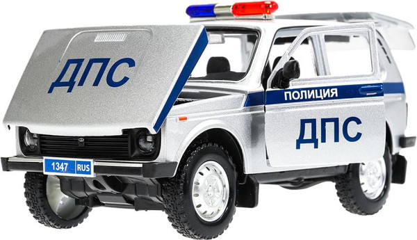Изображение товара Масштабная модель автомобиля Технопарк Lada 4x4 Полиция / FY2408P