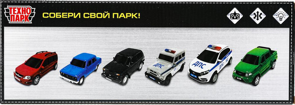 Изображение товара Радиоуправляемая игрушка Технопарк Lada Ваз-2104 / 2104-18L-POL-GY