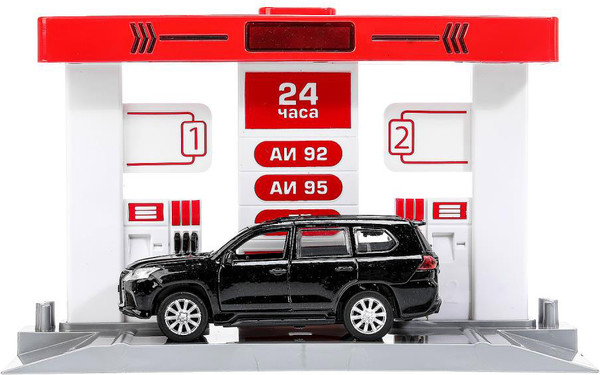 Изображение товара Автосервис игрушечный Технопарк Автозаправочная станция / OILSTA-22PLLEX-RD