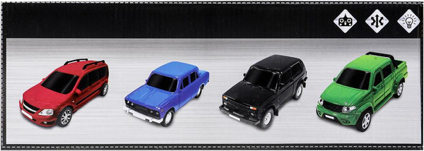 Изображение товара Радиоуправляемая игрушка Технопарк Toyota Prado / PRADO-19L-GY