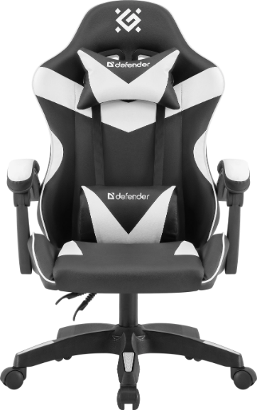Изображение товара Кресло геймерское Defender Urana / 64058 (черный/белый)