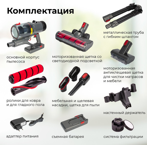 Изображение товара Вертикальный пылесос Evolution Smart Clean VCF2414M