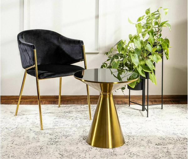 Изображение товара Журнальный столик Signal Seti (черный/золото)