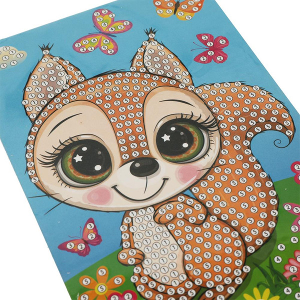 Изображение товара Набор алмазной вышивки MultiArt Белочка / AM10X15-MASQ