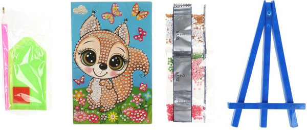 Изображение товара Набор алмазной вышивки MultiArt Белочка / AM10X15-MASQ