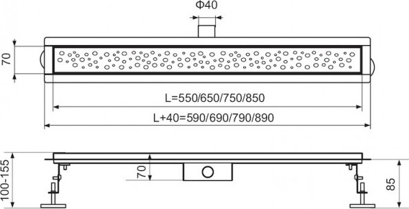 Изображение товара Трап для душа Tim BAD477002GY
