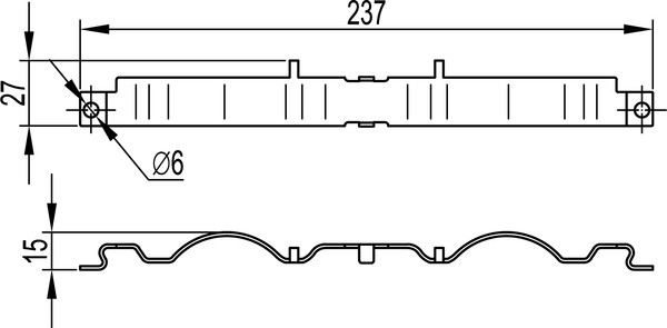 Изображение товара Пластина соединительная DKC Для лотка FC37304
