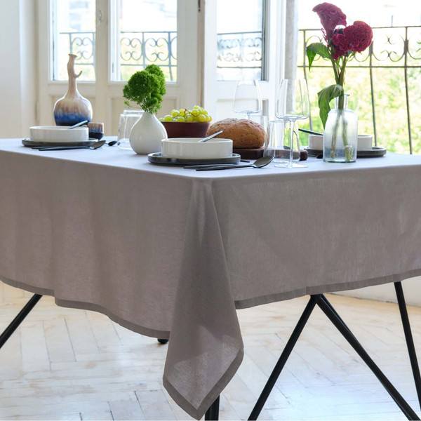 Изображение товара Скатерть Этель Eco 136x180 / 9631121 (серый)