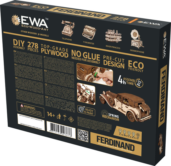 Изображение товара Автомобиль игрушечный EWA Ferdinand