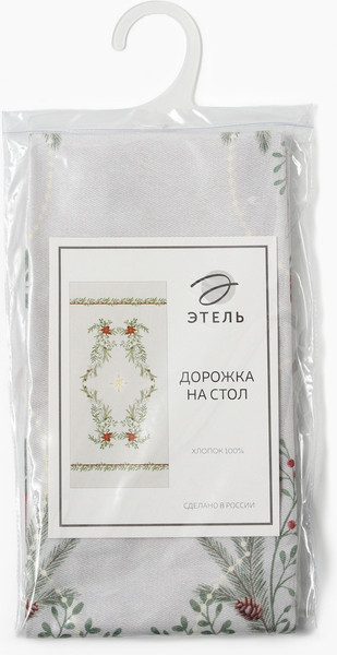 Изображение товара Дорожка на стол Этель Елочные ветви 30x70 / 10658917