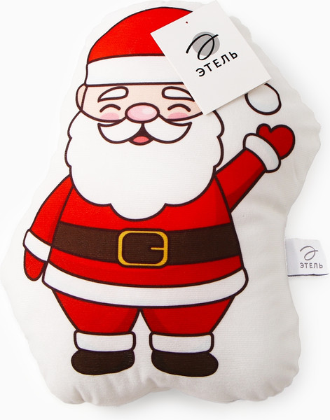 Изображение товара Подушка декоративная Этель Веселый Санта / 10454196 (24x33, велюр)