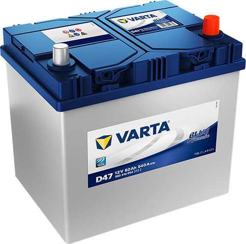 Изображение товара Автомобильный аккумулятор Varta R + Blue D47 60R D23 (60 А/ч)