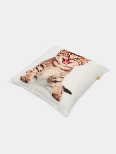 Изображение товара Подушка декоративная MATEX Fantasy. Котенок / 31-123 (коричневый)