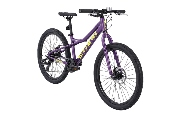 Изображение товара Велосипед STARK Slash 24.1 D 2025 (фиолетовый матовый/кислотно-желтый)