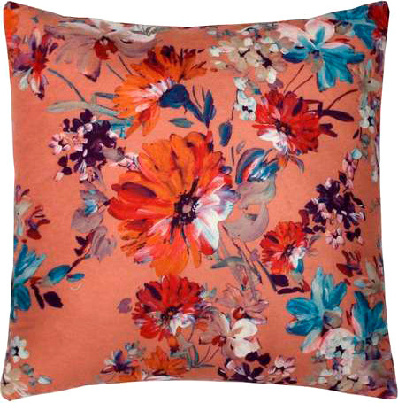 Изображение товара Подушка декоративная MATEX Concept. Гвоздики / 34-414 (светло-розовый/фиолетовый)