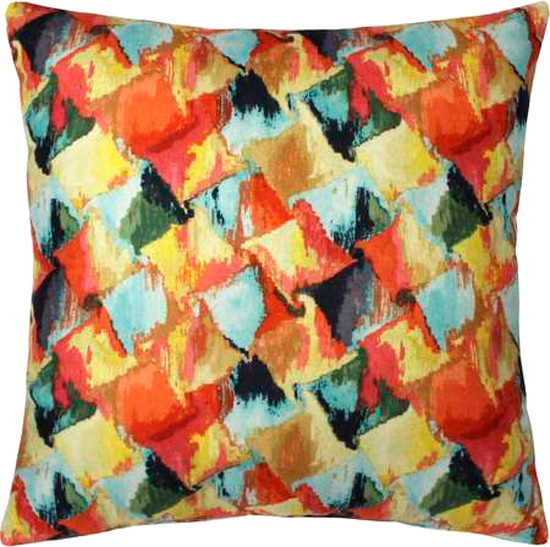 Изображение товара Подушка декоративная MATEX Concept. Чешуя / 34-438 (оранжевый/зеленый/красный)