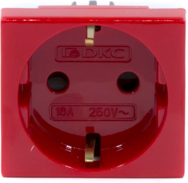 Изображение товара Розетка DKC Viva / 45015 (красный)
