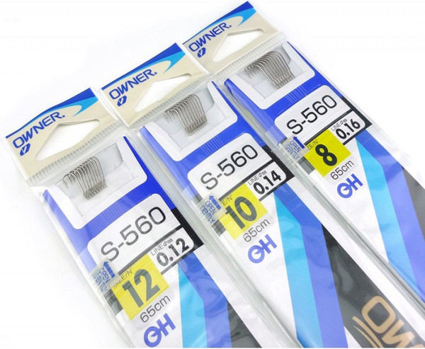 Изображение товара Набор поводков рыболовных Owner S-560 №12 (9шт)
