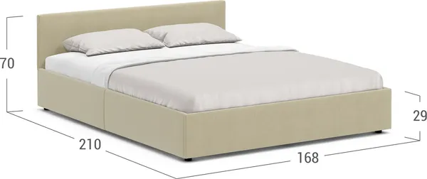 Изображение товара Двуспальная кровать Moon Family 1250 / MF005914