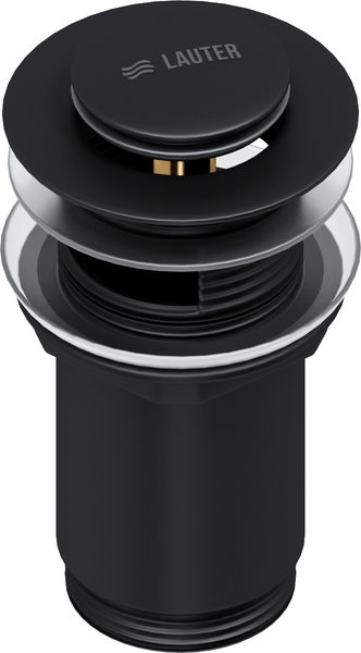 Изображение товара Донный клапан Lauter 21190B (черный матовый)
