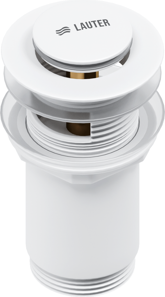 Изображение товара Донный клапан Lauter 21190W (белый матовый)