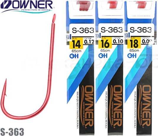 Изображение товара Набор крючков рыболовных Owner S-363 №18 (10шт)