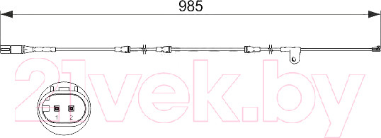 Изображение товара Датчик износа тормозных колодок Bosch 1987473520