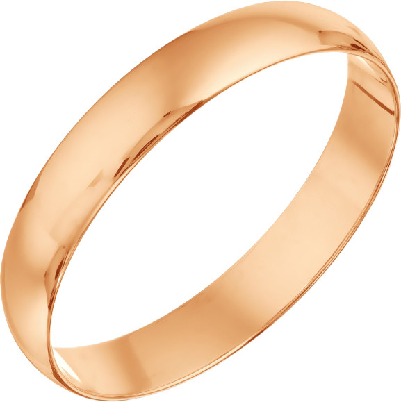 Изображение товара Кольцо обручальное из красного золота 7 КАРАТ П7302-002К94 (р.19)