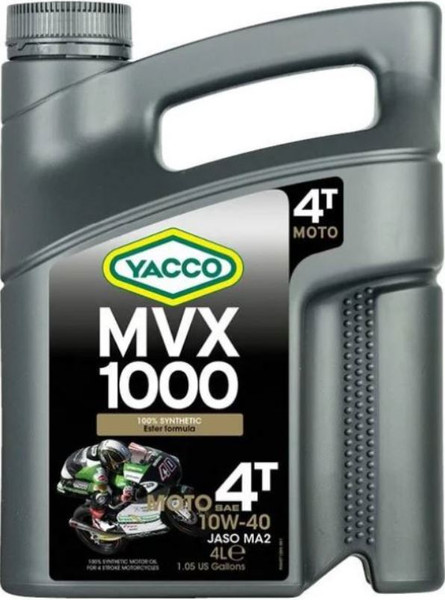 Изображение товара Моторное масло Yacco MVX 1000 4T 10W40 (4л)